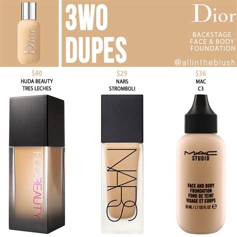 beautyjunkies dior foundation|dior face and body dupe.